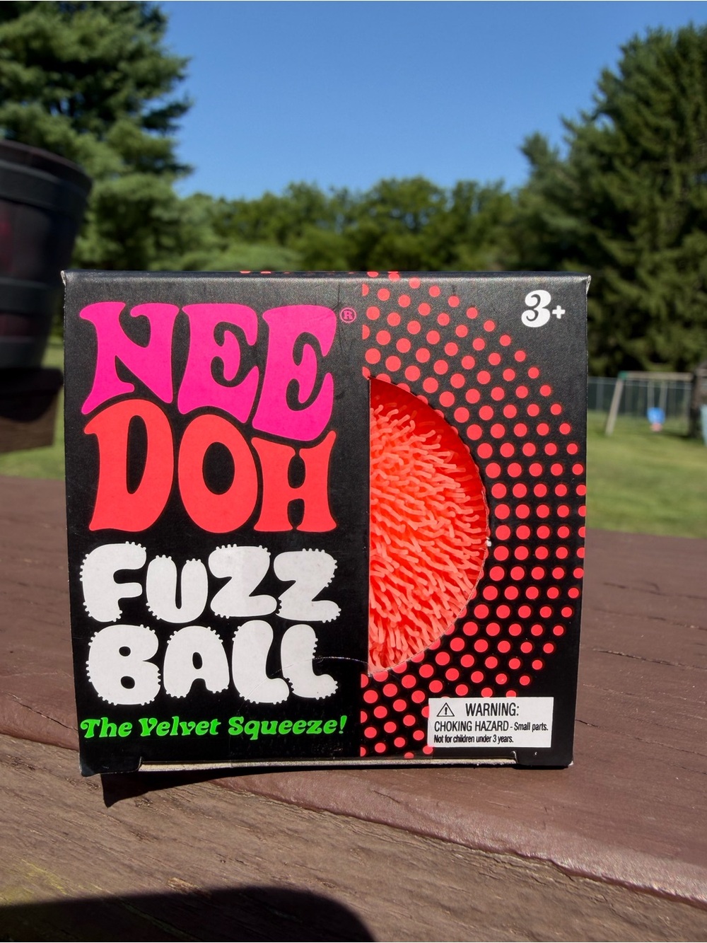 NeeDoh Fuzz Ball - Bright Neon